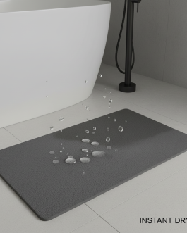 Diatomaceous Earth Stone Bath Mat