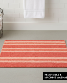 Reversible Cotton Bath Rug