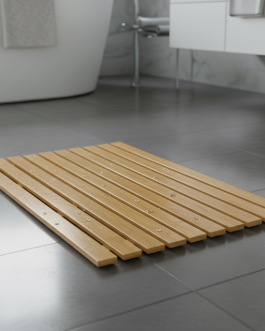 Bamboo Slat Bath Mat
