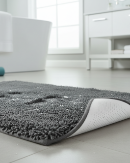 Chenille Tufted Bath Mat