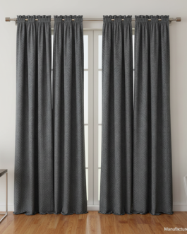 Jacquard Geometric Pattern Door Curtain