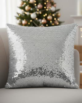 Sequin Embellished Cushion Cover
