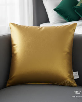 Velvet Embellished Square Cushion Cover