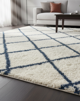 Moroccan Trellis Shag Rug