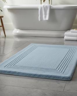 Bath Mat Antislip Blue